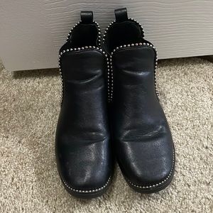 Studded Black Boots